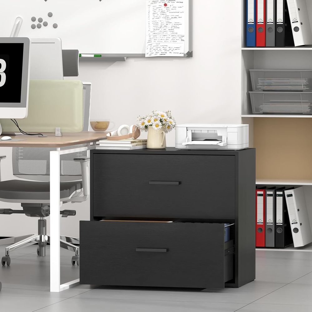 Wooden Rattan Lateral File Cab - File Cabinet Lateral recensie en prijs