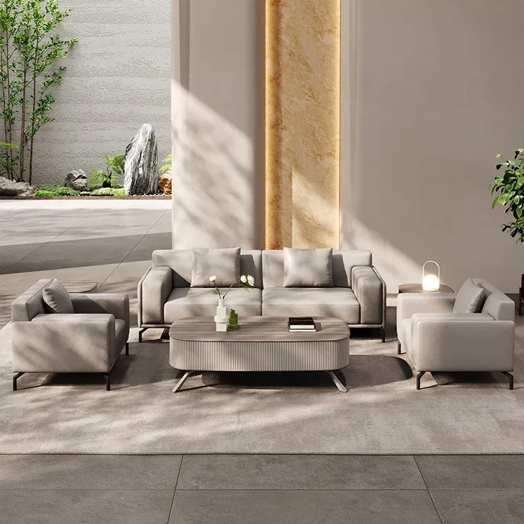 Leather office sofa combinatio - Office Furniture First recensie en prijs