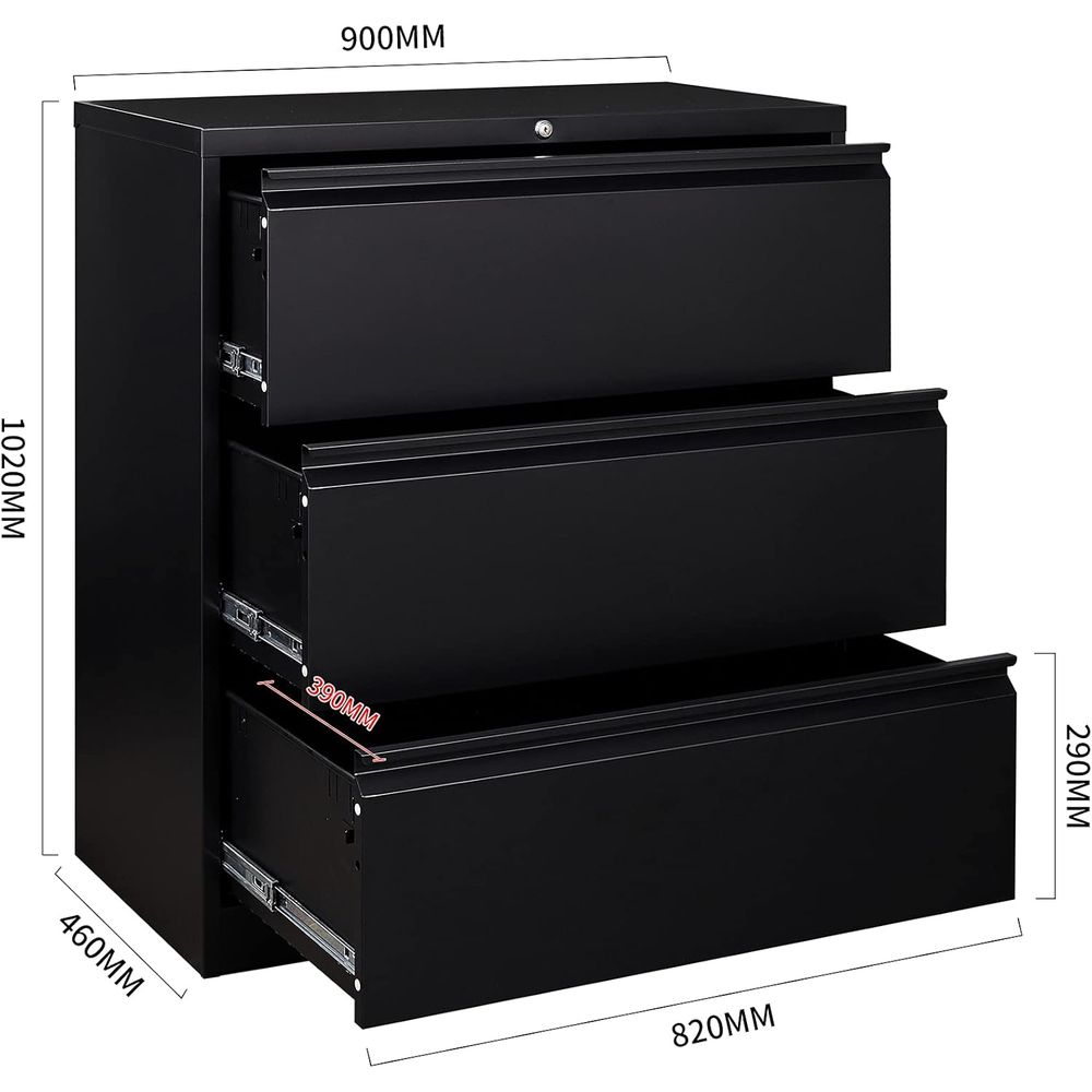 3-Drawer Lateral File Cabinet  - File Cabinet Lateral recensie en prijs