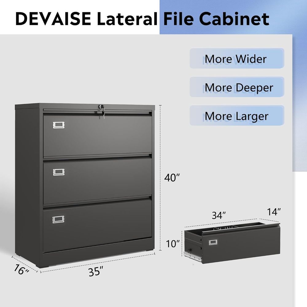 Wide Lateral Filing Cabinet wi - File Cabinet Lateral recensie en prijs