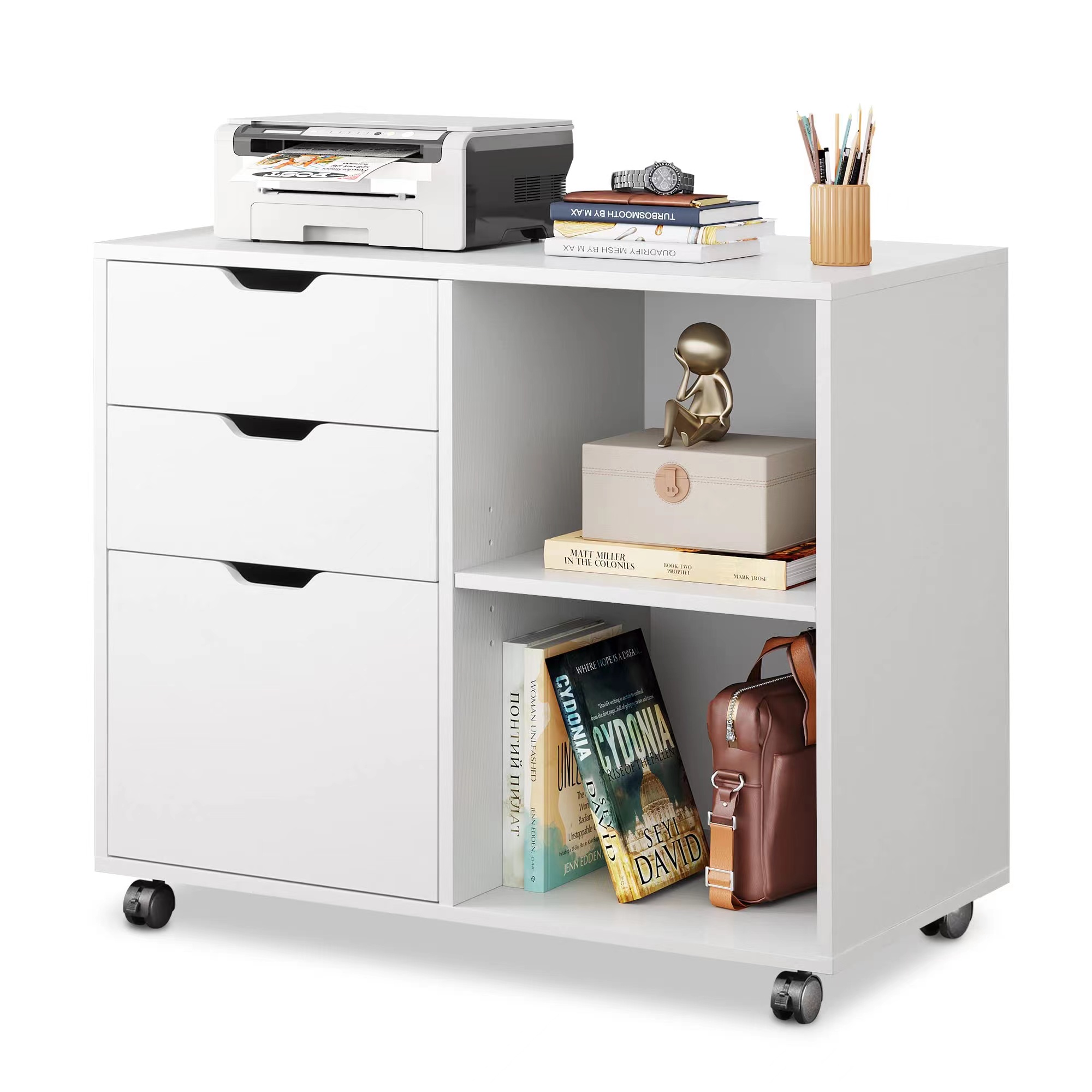 3-Drawer Wood File Cabinet, Mo - File Cabinet Lateral recensie en prijs