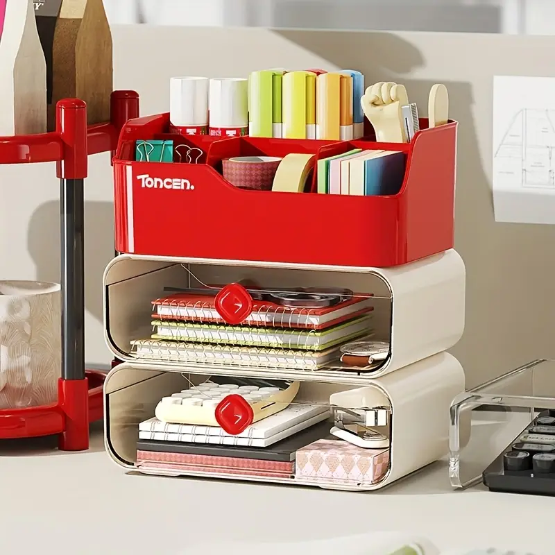 3 Layers Desk Organizer With D - Office Furniture Filing Cabinets recensie en prijs